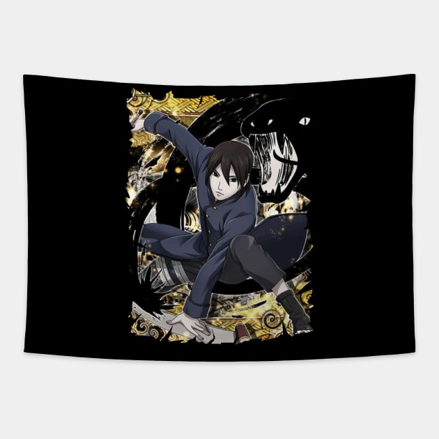 DRAWING SAI PAPER ANIME MERCHANDISE Tapestry by julii.draws