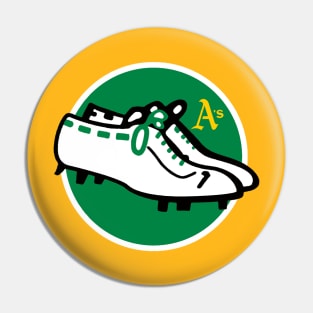 Oakland's White Shoes Pin