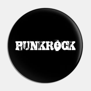 PUNKROCK logo text Pin