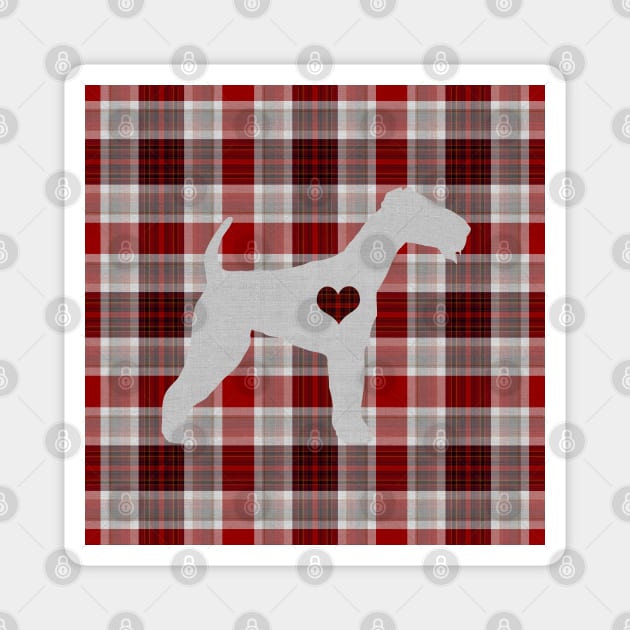 Tartan Terrier Art Magnet by Amanda Jane