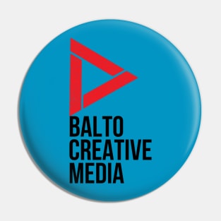 Balto Creative Media Vertical Logo Pin