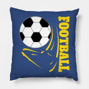 Football Foot - Yellow Pillow