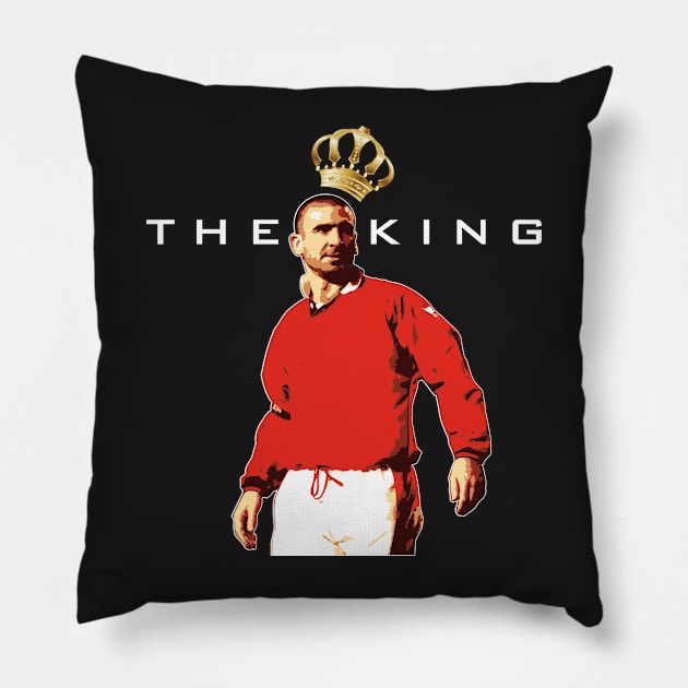 Eric Cantona Illustration Pillow by HenDesignStudio