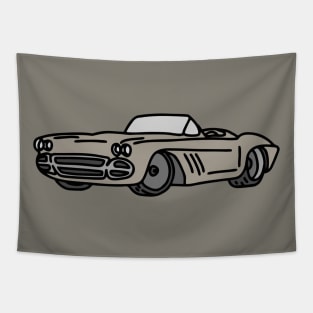 retro vintage cars Tapestry