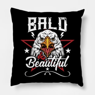 Bald & Beautiful Pillow