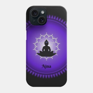 Ajna, Third Eye Chakra. Meditative, Mindfulness. Phone Case