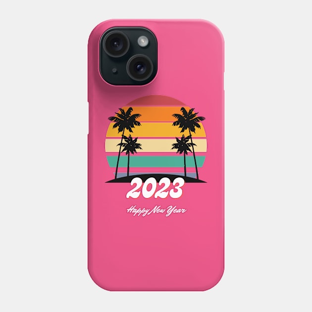 Beach Camp Lover New Year 2023 t-shirt Phone Case by Tshirt design fun