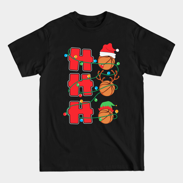 Discover Ho Ho Ho Basketball Christmas Gift - Basketball Christmas Gift - T-Shirt