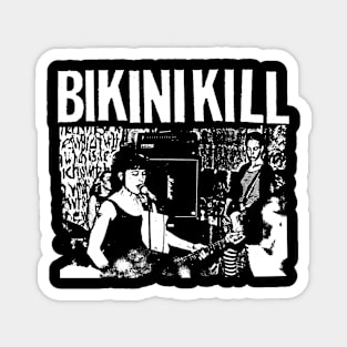 bikini kill fan art desgn Magnet