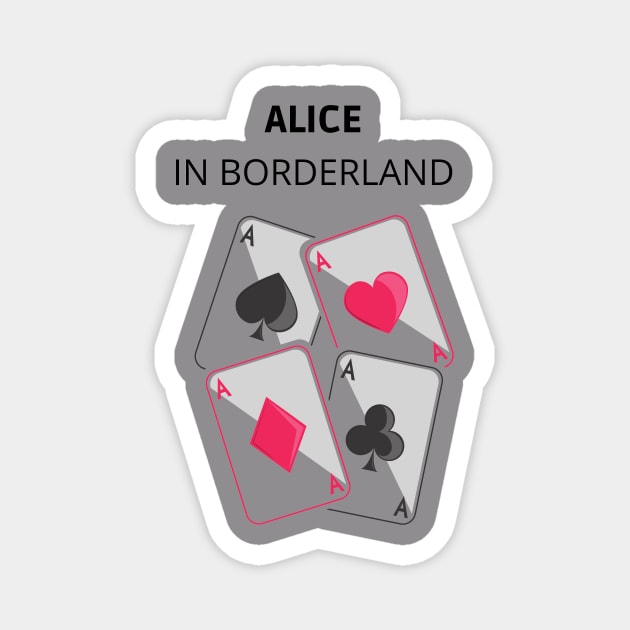 Alice in Borderland Magnet by Diogomorgadoo