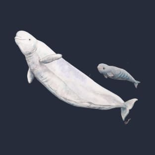 Beluga and baby beluga T-Shirt