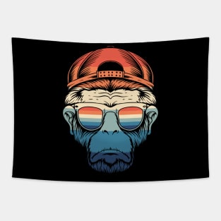 Retro Monkey Tapestry