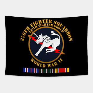 370th Fighter Squadron - WWII w SVC Tapestry