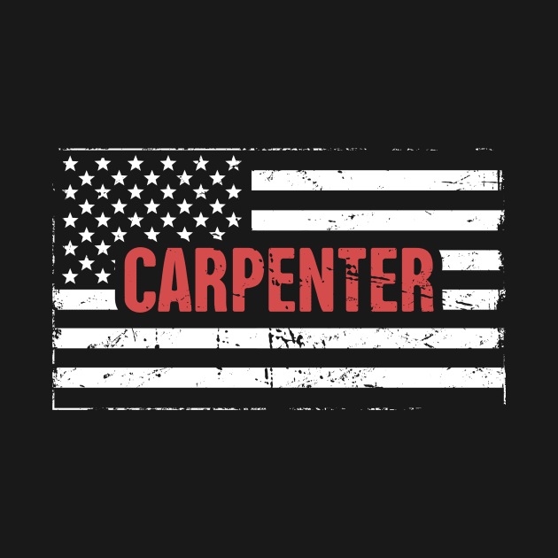 American Flag | Patriotic Carpenter by MeatMan