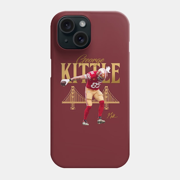 George Kittle Griddy Phone Case by Juantamad