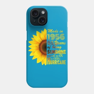 Vintage 1956 Sunflower 65th Birthday Awesome Gift Phone Case