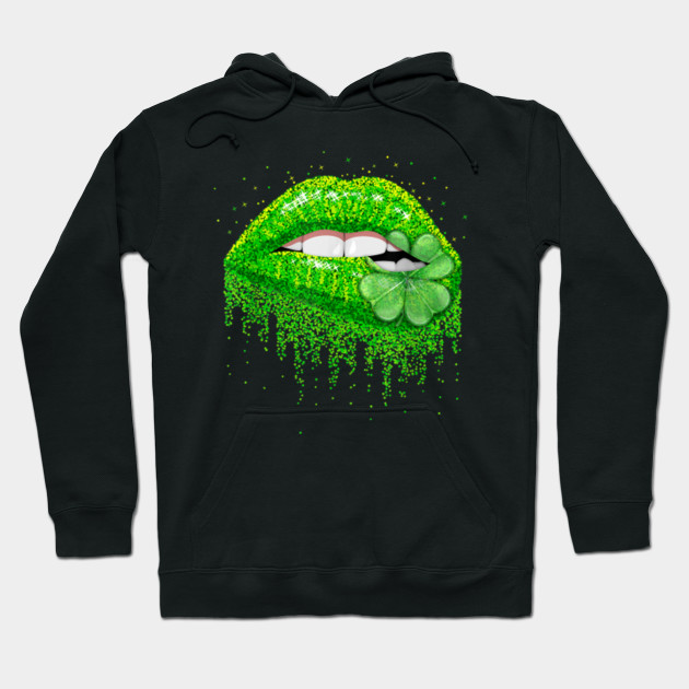 Irish Ireland Pride Shamrock Four Leaf Green Clover Hoodie Pullover