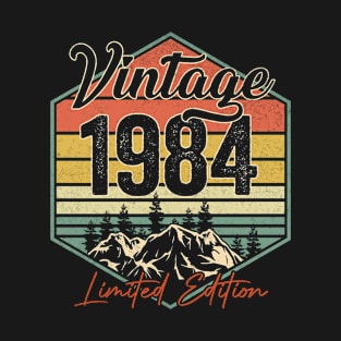 38 Year Old 38  Birthday Gifts Vintage 1984 Limited Edition T-Shirt