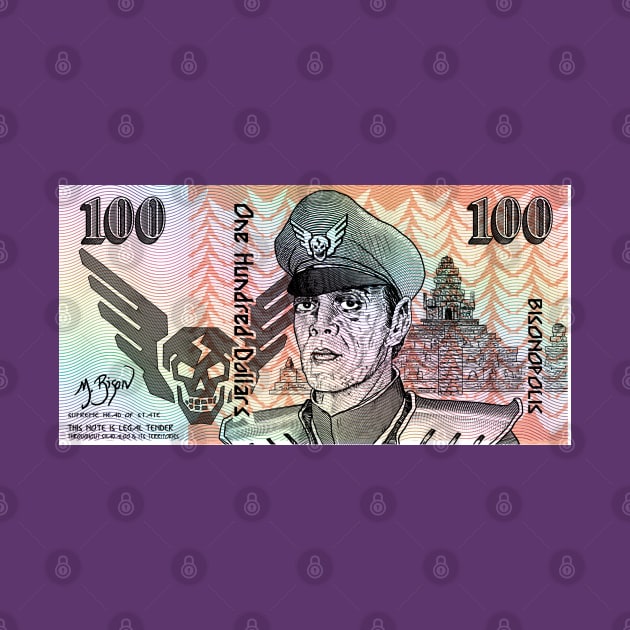 100 Bison Dollars by Karambola