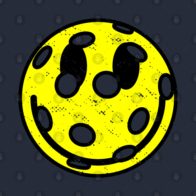 Pickleball Smiley Face by BraaiNinja