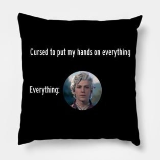 A blessing and a curse Pillow