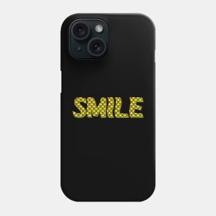 Word Smile With Smiley Face Pattern Inside Phone Case