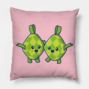 Cute Ketupat Cartoon Pillow