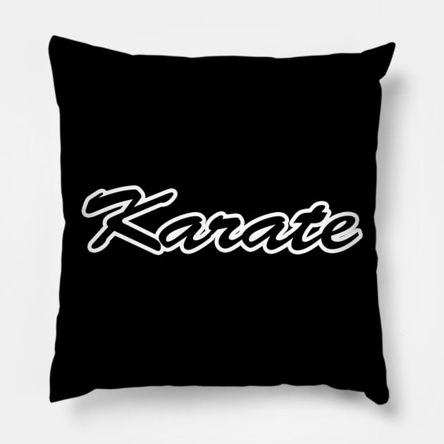 Karate Pillow by lenn