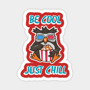 Be cool owl design Magnet