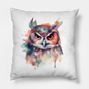 owl art love Pillow