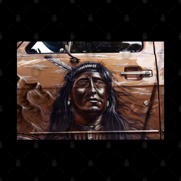 indian apache, car airbrush by hottehue