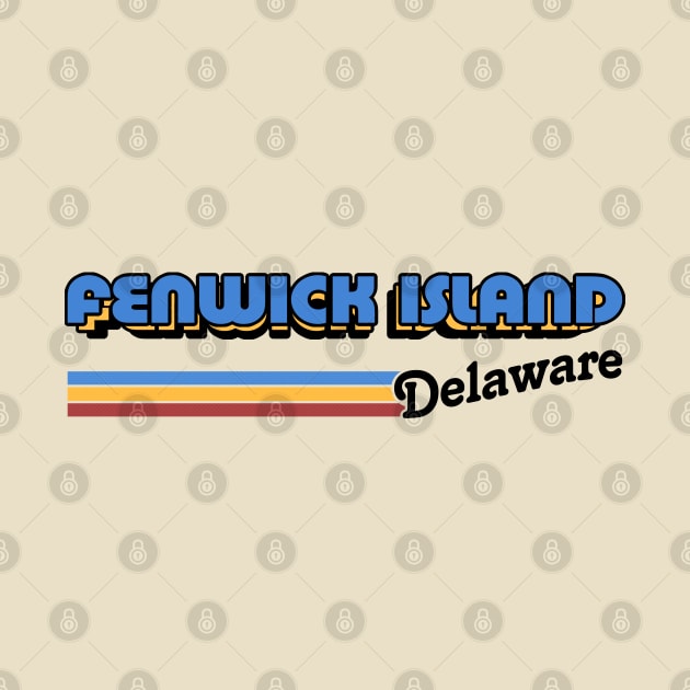 Fenwick Island, Delaware / / Retro Styled Design by DankFutura