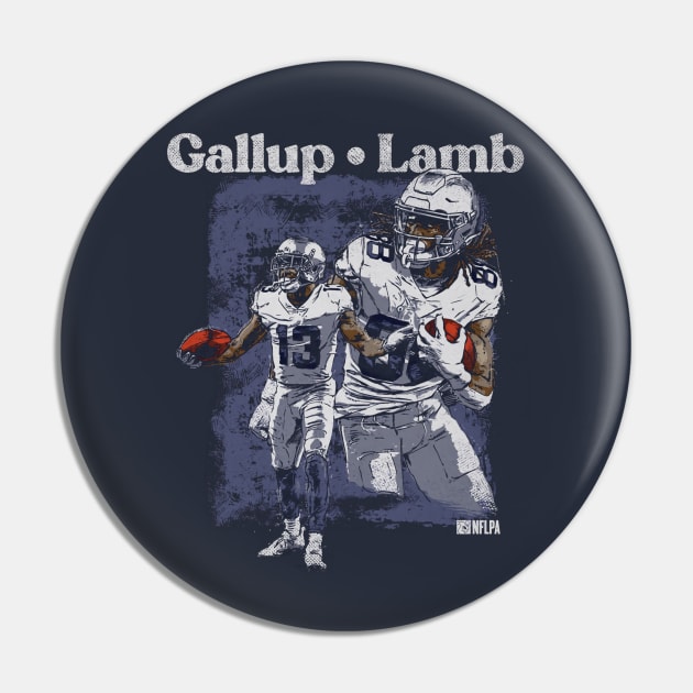 CeeDee Lamb & Michael Gallup Dallas Duo Pin by Chunta_Design