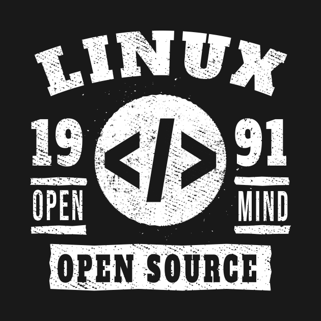 Linux - Vintage - OPEN MIND OPEN SOURCE by CoolTeez