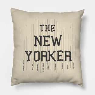 new yorker Pillow