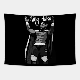 bw king Tapestry