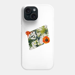 Spring Musings - Orange tulips Phone Case