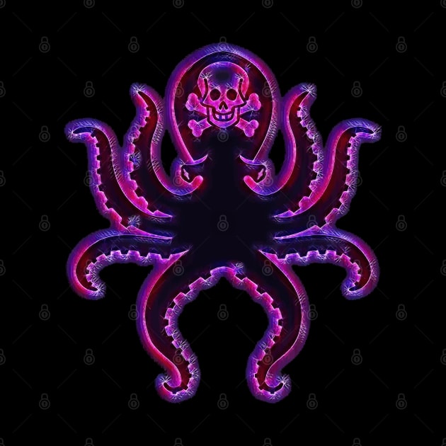 Purple Electric Octopus of Death by Muzehack