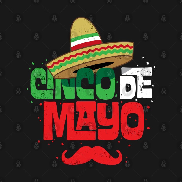 Cinco de Mayo Mexican Sombrero Funny Fiesta by vo_maria