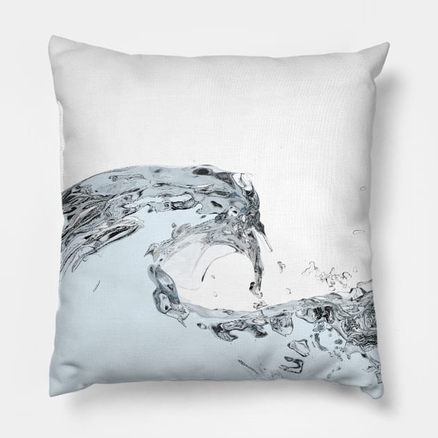 Shaking Water Wave Pillow by HappyGiftArt