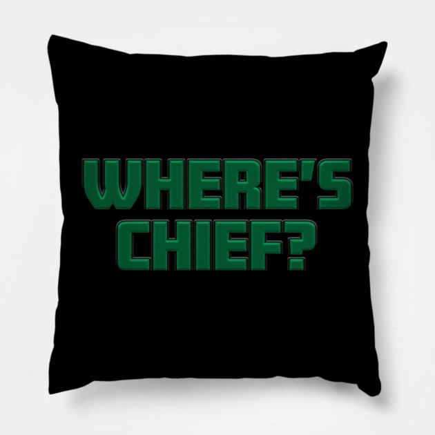 Where's Chief? - Warrant Officer Pillow by Dennverse