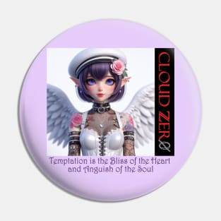 Goth Elf Angel Girl Pin