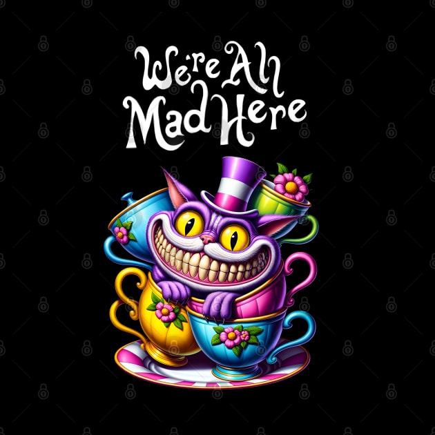 Cheshire Cat:We're All Mad Here by TooplesArt