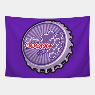 Vintage Grape Soda Bottlecap Tapestry