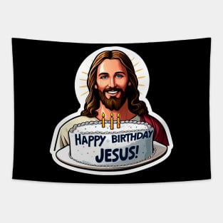 Happy Birthday Jesus Tapestry