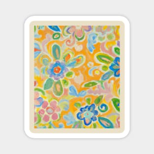 Flower pattern Magnet