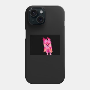 I Love Luz the Morkie over Black Phone Case