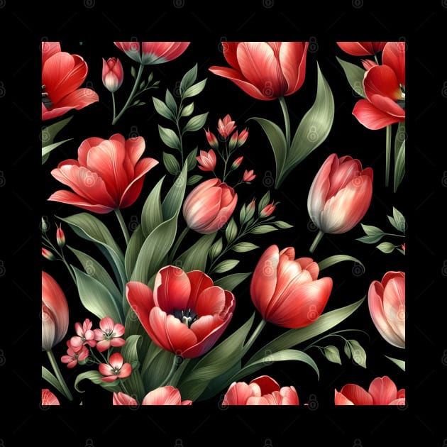 Tulip Flower by Jenni Arts