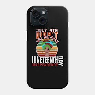 Juneteenth Independence Day, Black History Phone Case