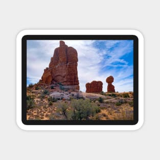 Rock formation in Arches National Park Magnet